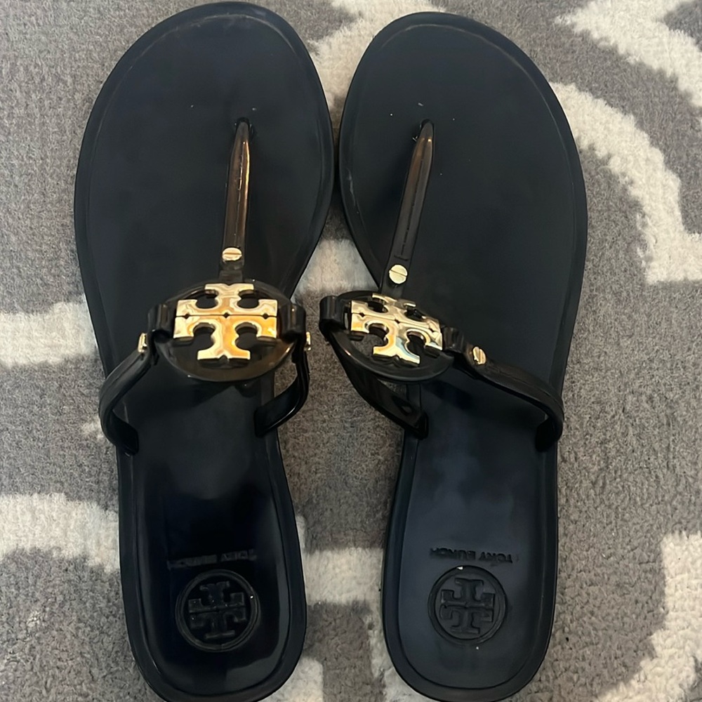 Tory Burch Mini Miller Jelly Thong Sandals size 7